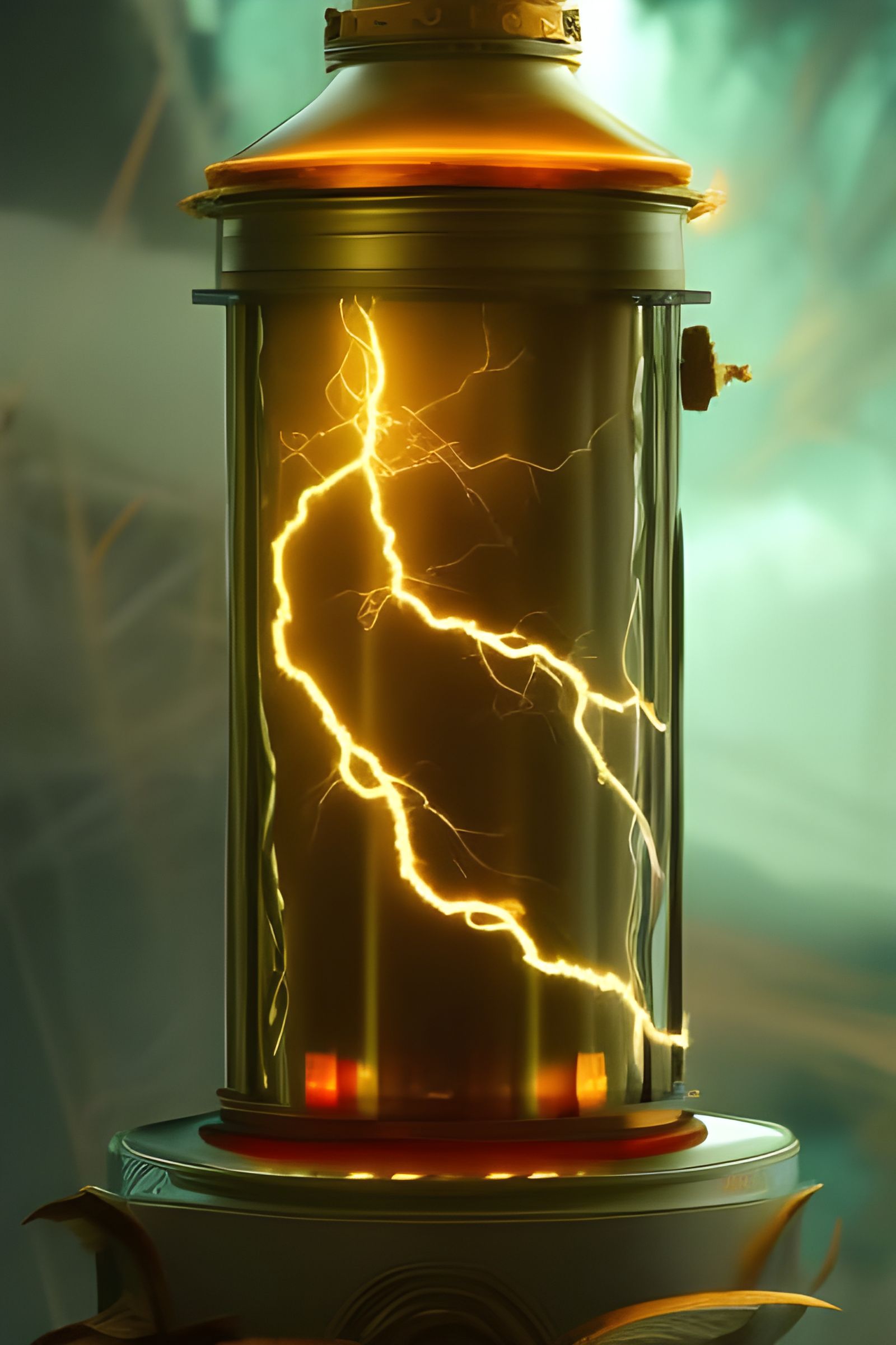 Lightning in a Jar AI Generated Artwork NightCafe Creator