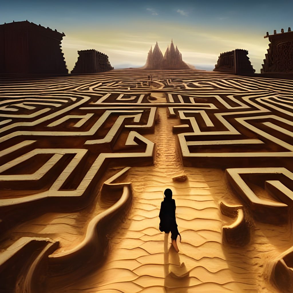 Enter the desert sand maze  undefined