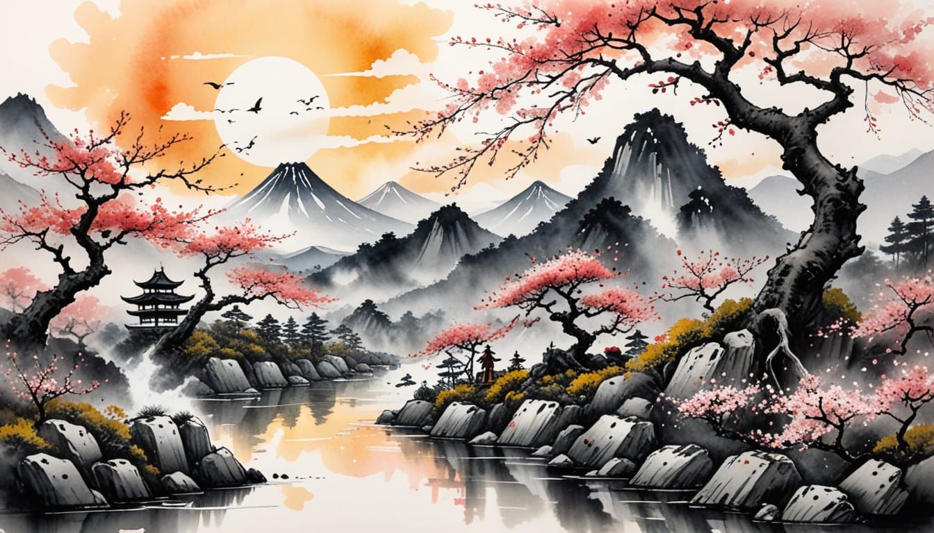 Zen landscape