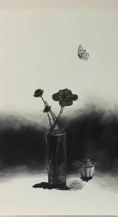 Botanical Ink Drawing