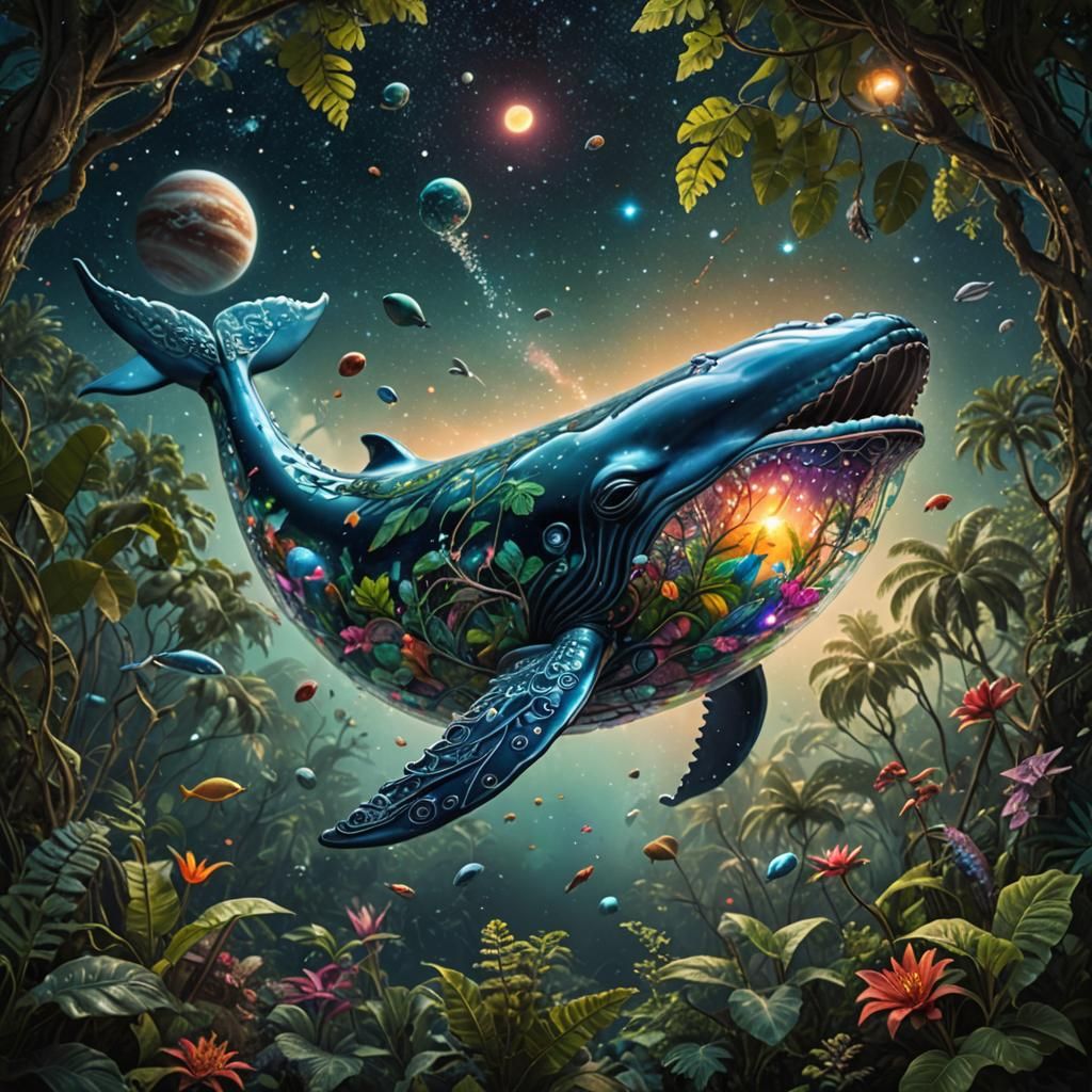 Floral Whale!