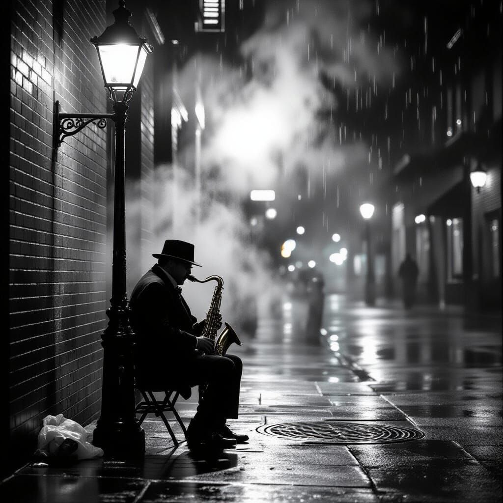 Cold Rain Jazz  by @Crimson