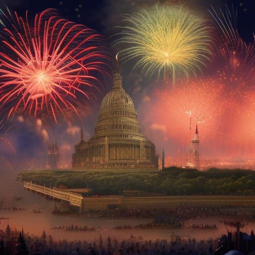 July Fourth Fireworks