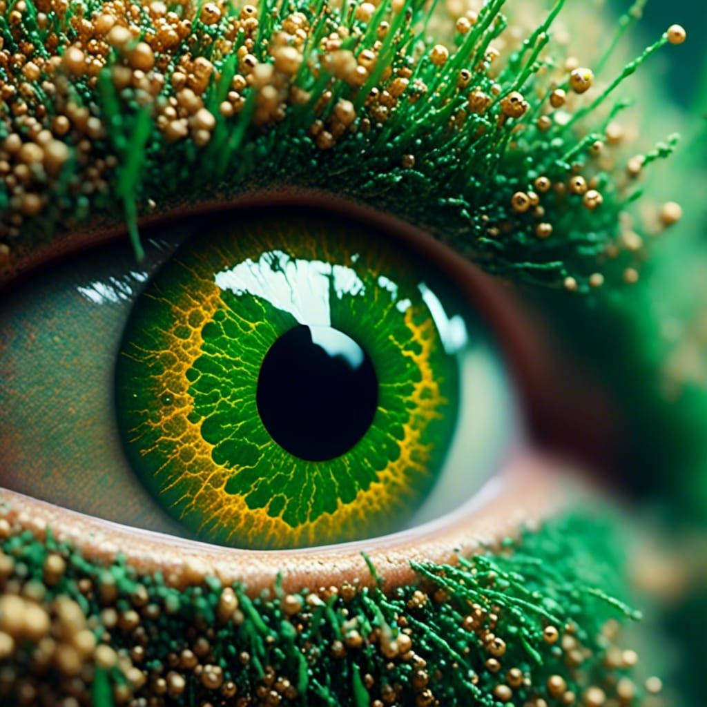 <lora:G-Eye:1.0> MAcro shot of eye - amazing detail - green eye Caucasian , multilayered eye detail