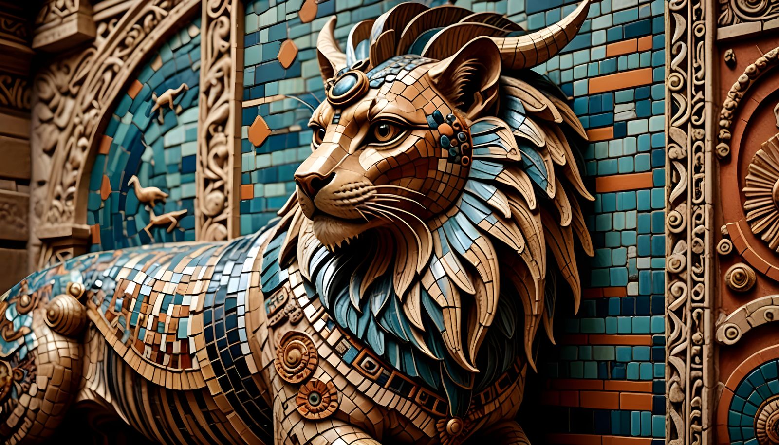 3D mosaic  by @Ghexghe