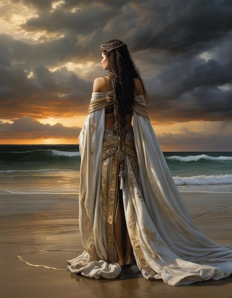 On the beach