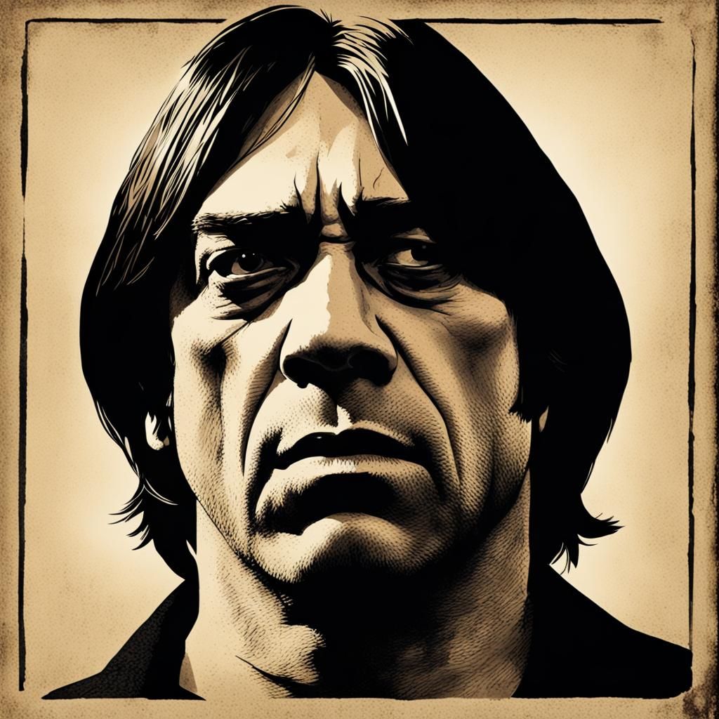 No Country for Old Men - Anton Chigurh - AI Generated Artwork ...