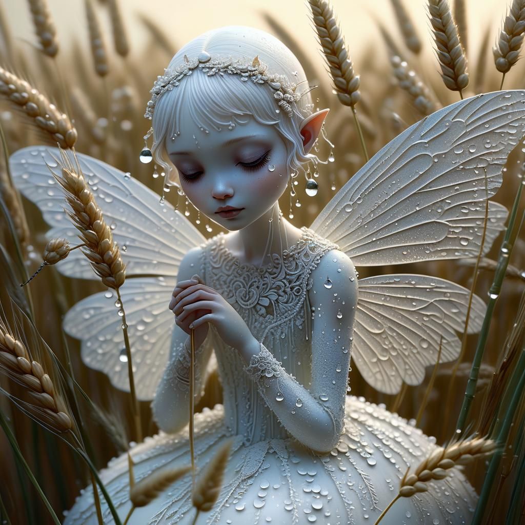 Delicate Fairy in Muted Colors