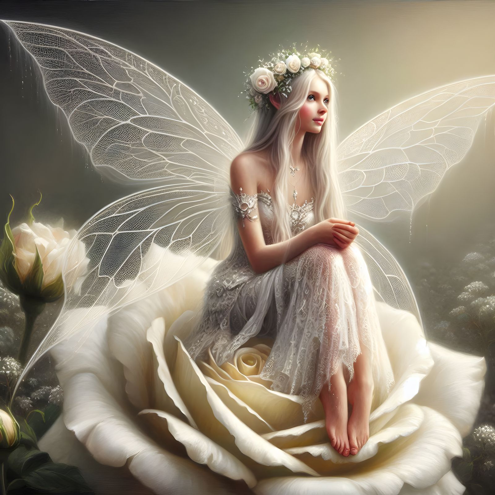 White Rose Fairy