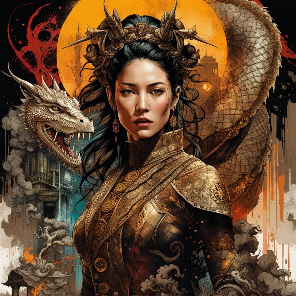 Queen of Dragons  by @Ratso