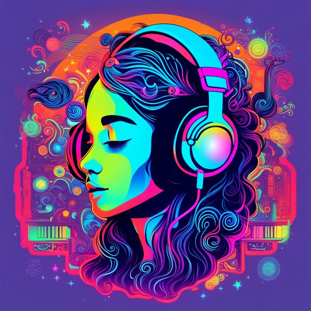 Music in her head.

glowing neon noctilucent psychedelic