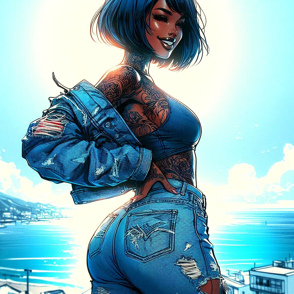 "Ocean?" Oh, right. The view of the ocean sure is great.