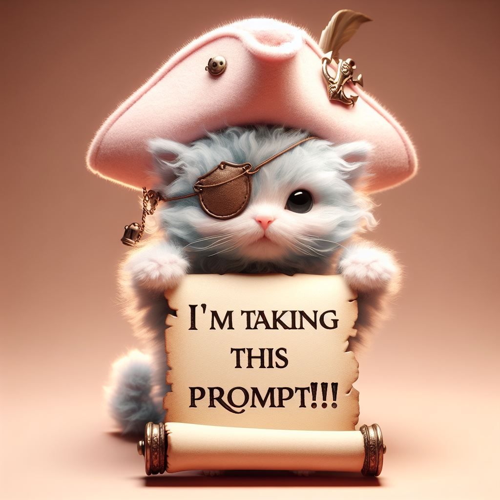 Prompt pirate kitten