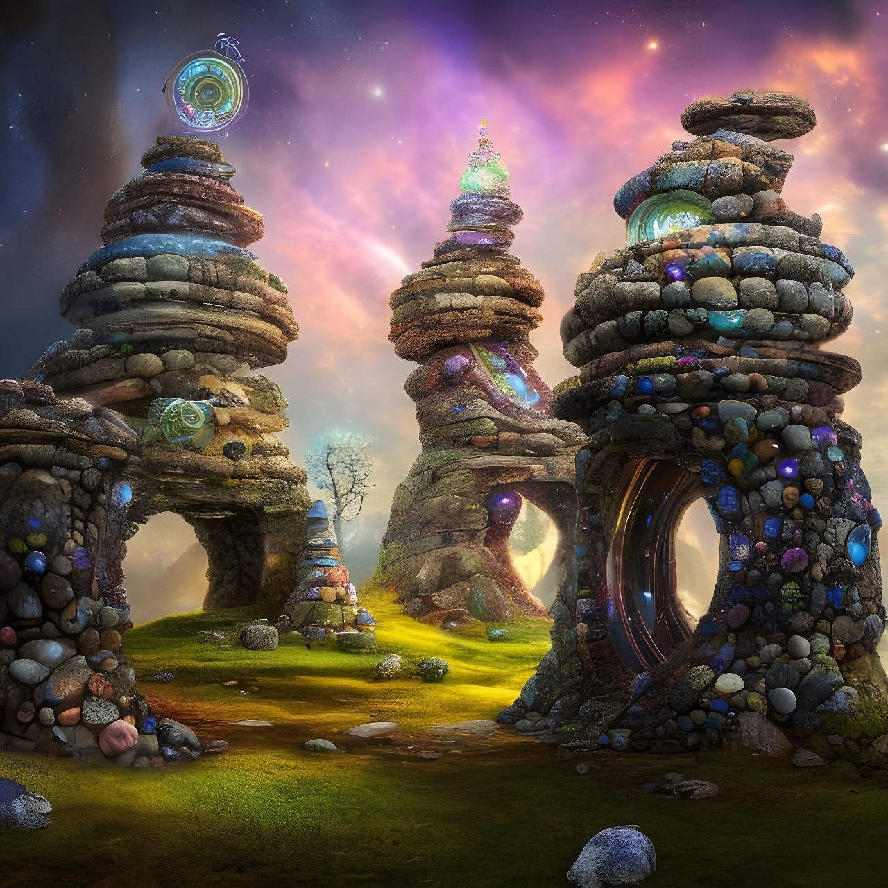 Rocky landscape: ancient portals  by @toomanynates