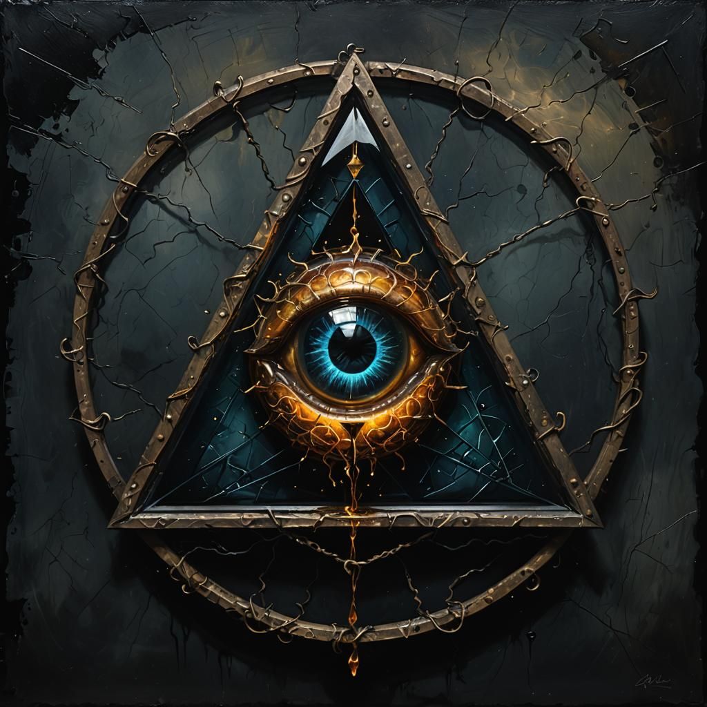 A cinematic film still of a dark fantasy illustration with a...