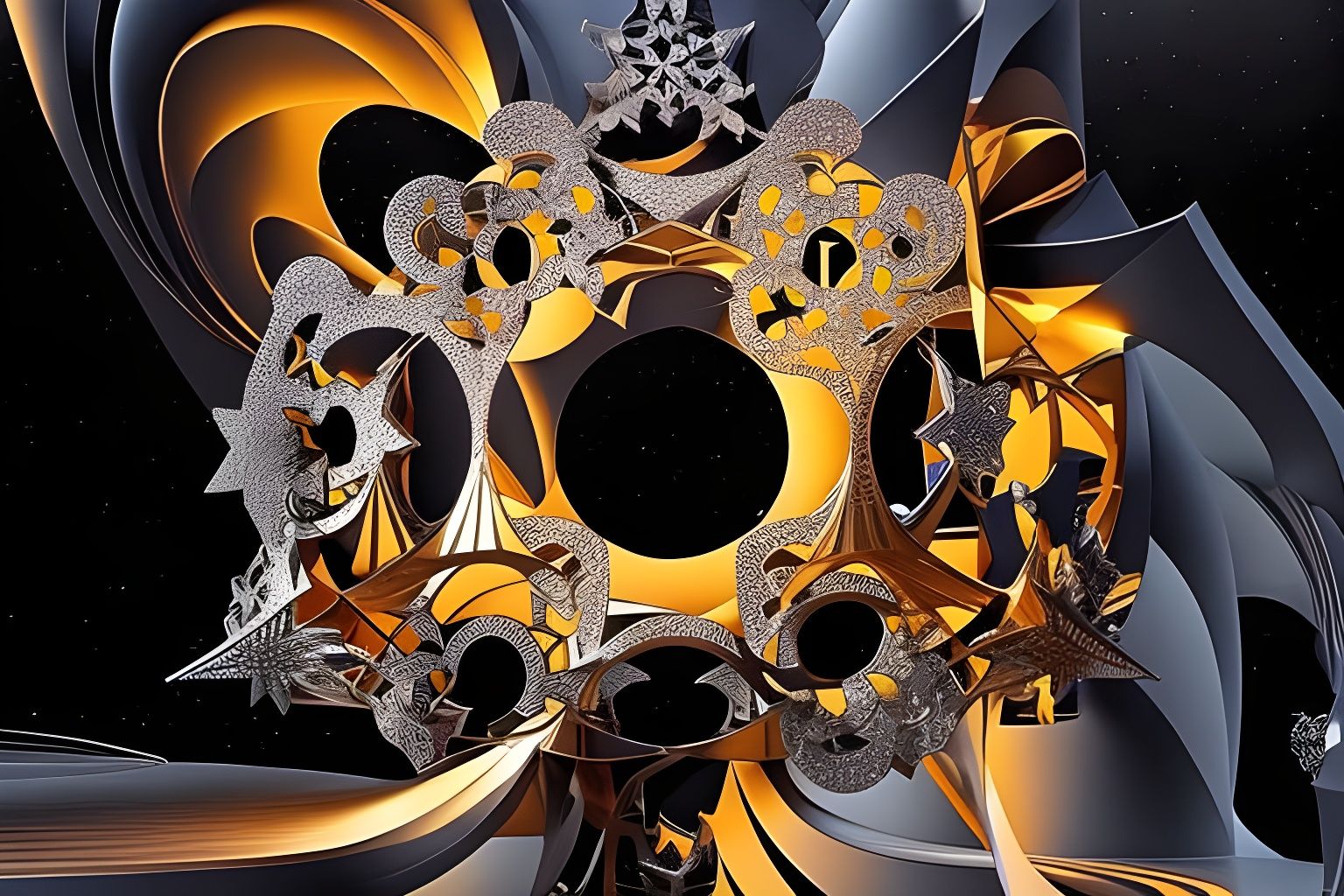 Psy geometric abstract (Midjourney start image) 13dec22