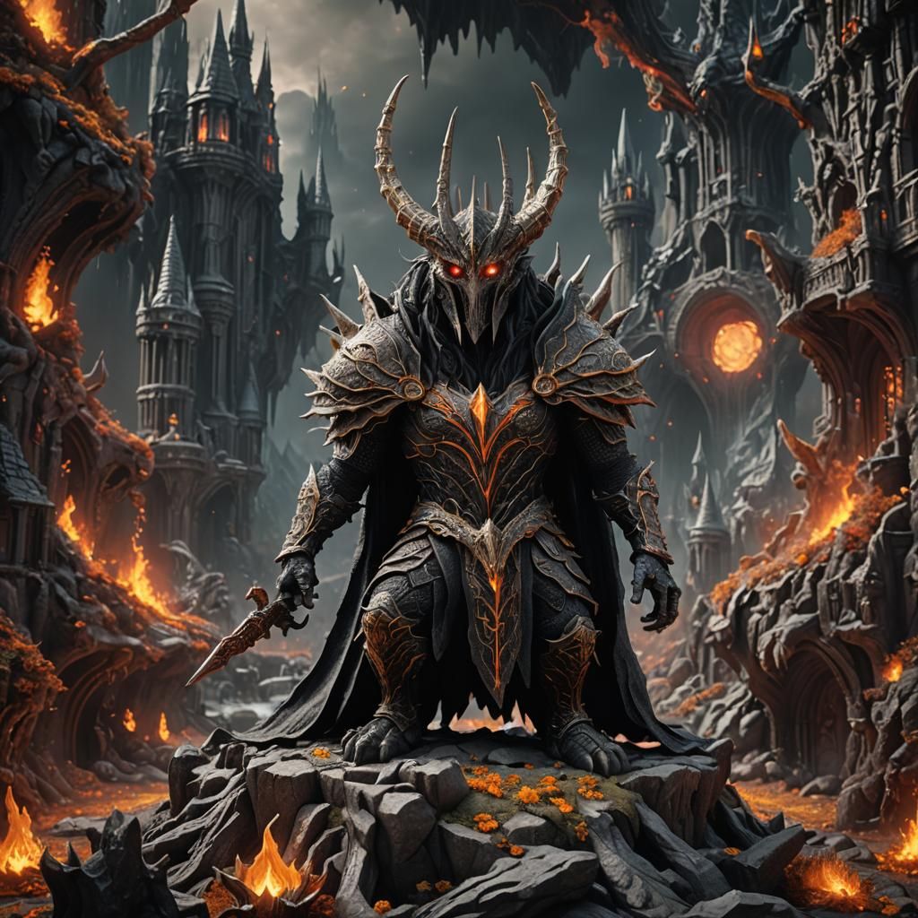 Sauron amigurumi style