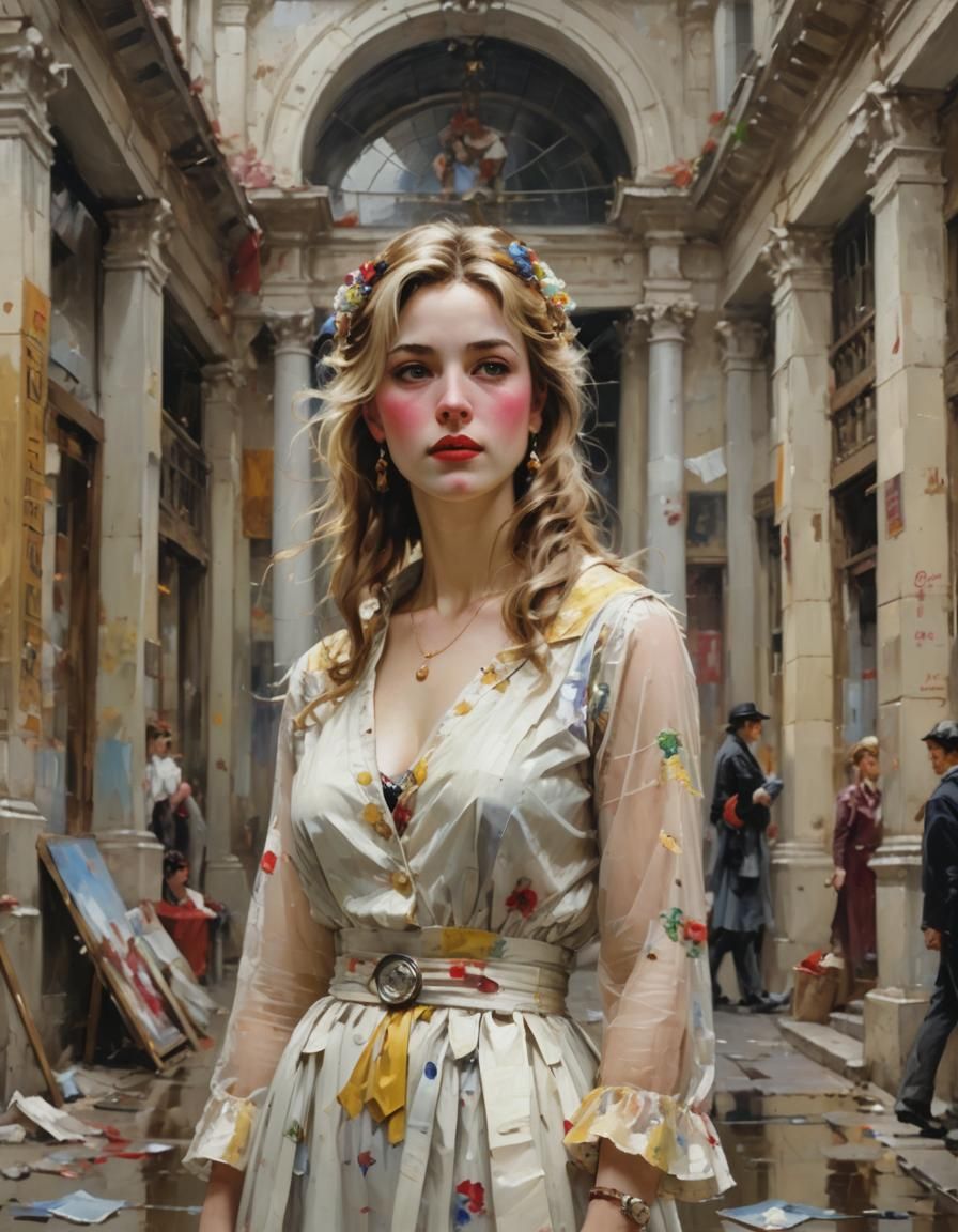 art gallery ______ abandoned