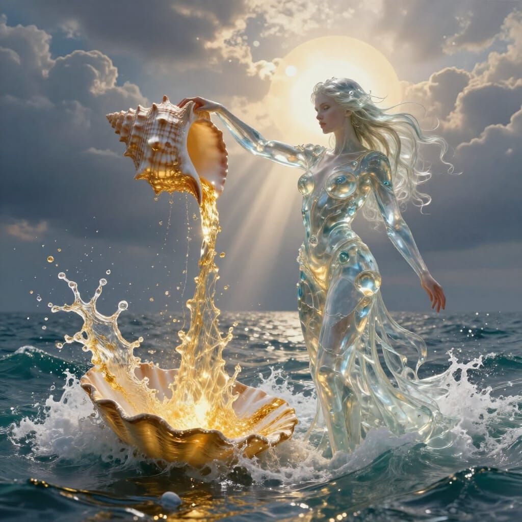 Water Sprite 1  by @Crazymoona