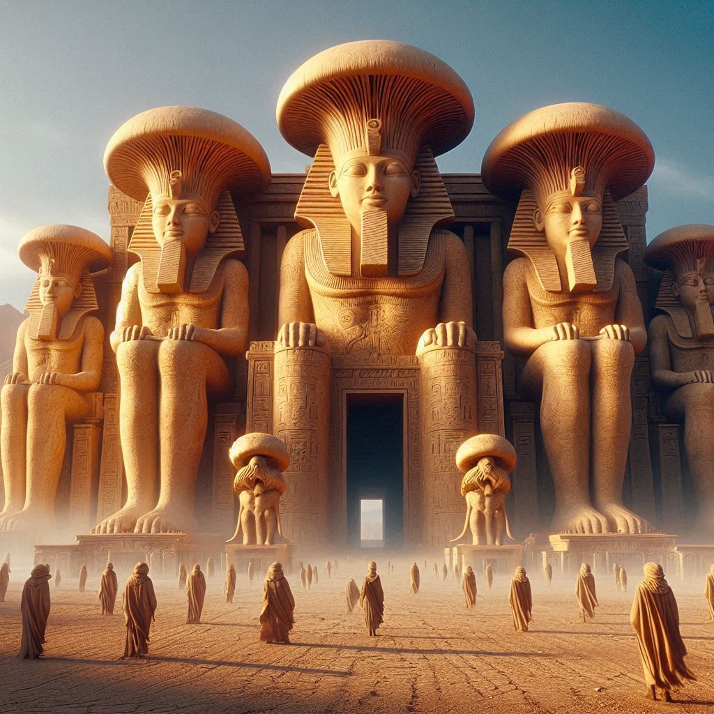 Anicent Eggytian Temple of Amushotep the Crazy