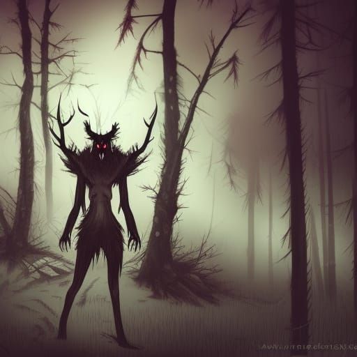 Wendigo - AI Generated Artwork - NightCafe Creator