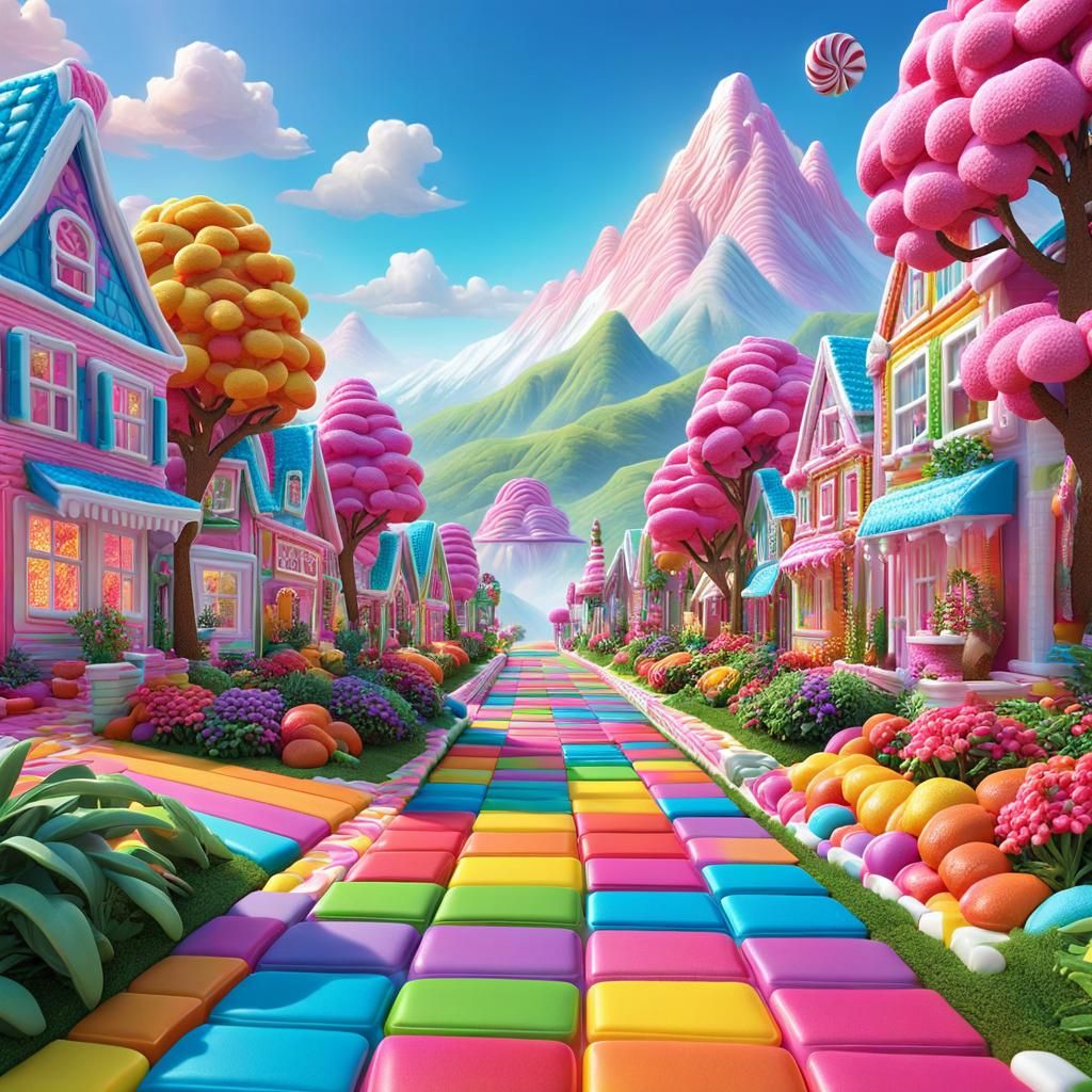 Suburban Candyland  by @Dixie