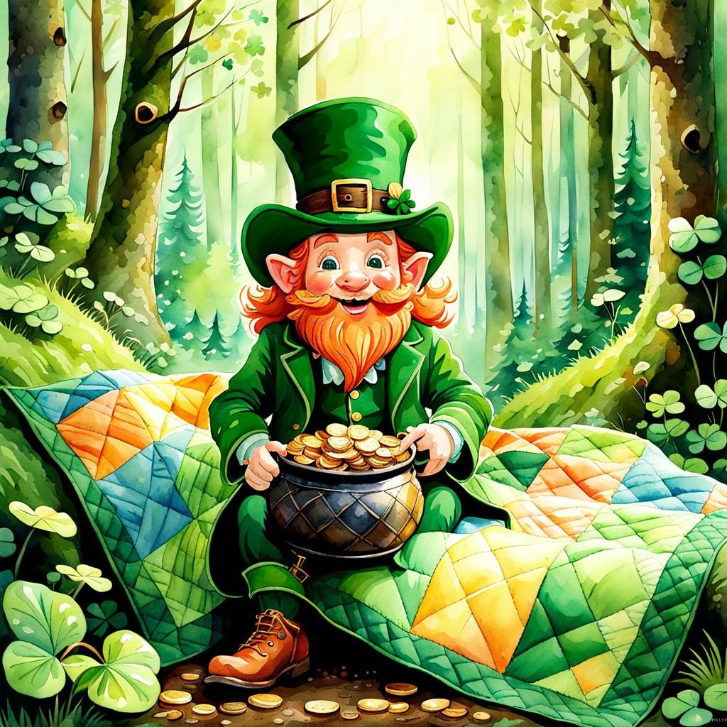 St. Patrick's Leprechaun 2 - AI Generated Artwork - NightCafe Creator