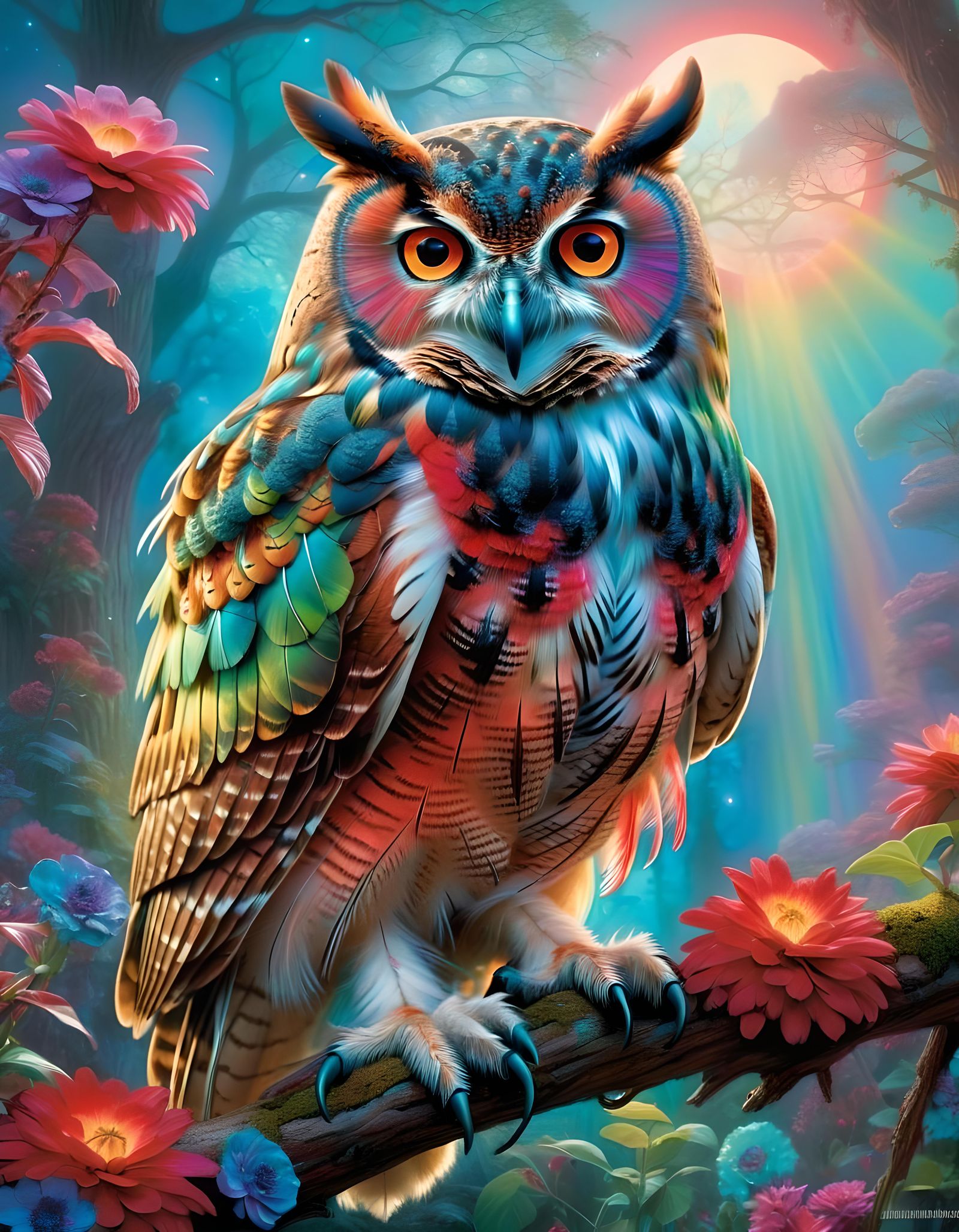 Rainbow Owl