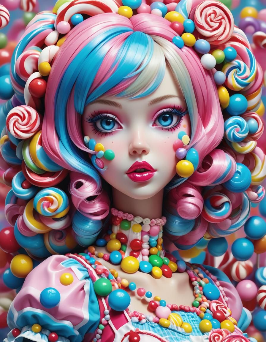 Doll Made Of Candy Ai Generated Artwork Nightcafe Creator