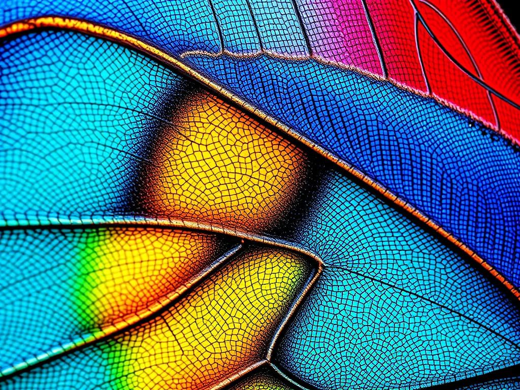 A macro view of a butterfly wing  by @Goosie Girl 
