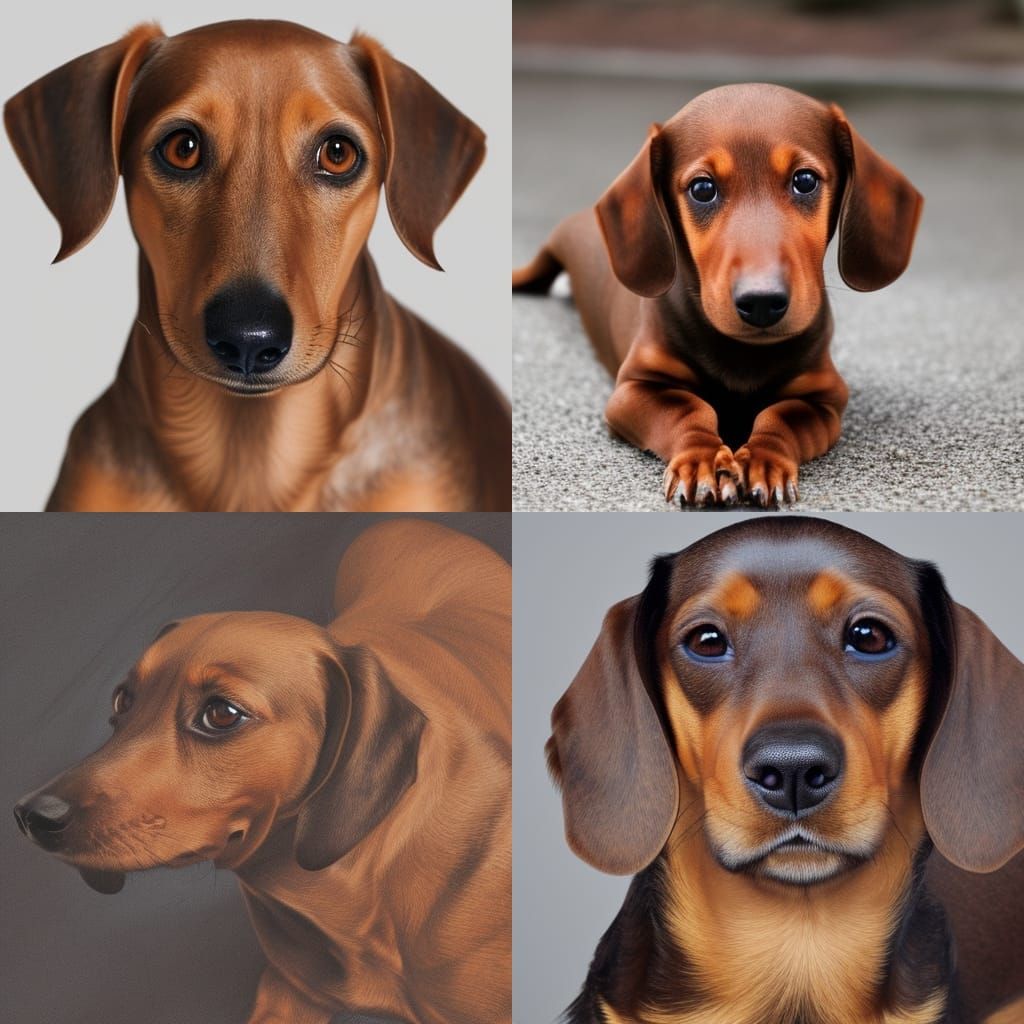 Brown  dachshund