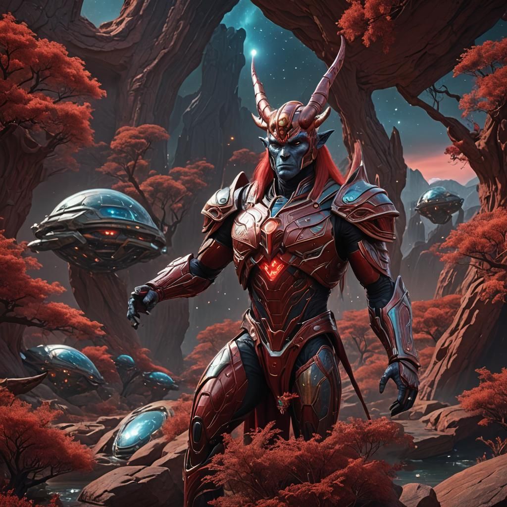 red andorian orion atlantean hybrid