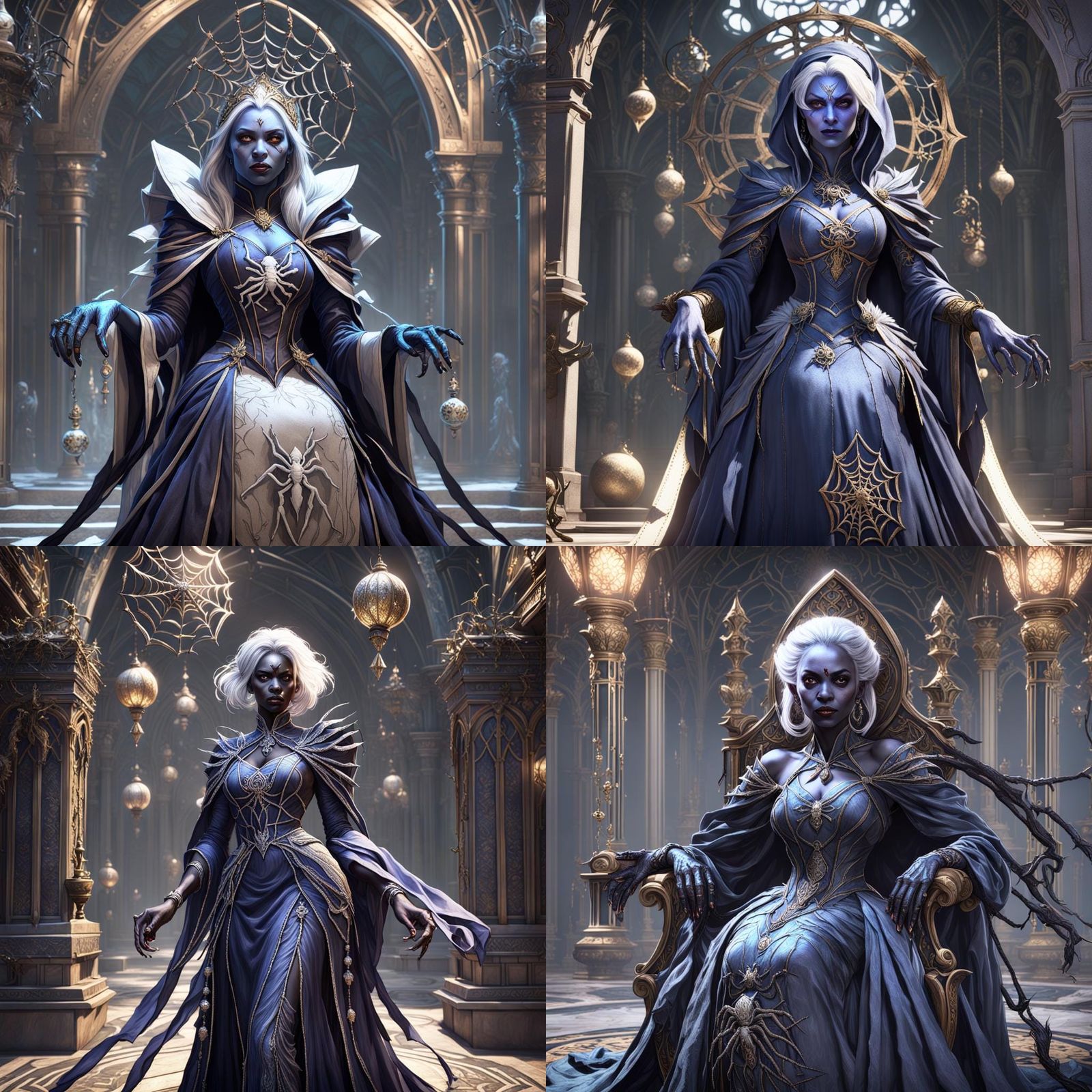 Drow matriarch - AI Generated Artwork - NightCafe Creator