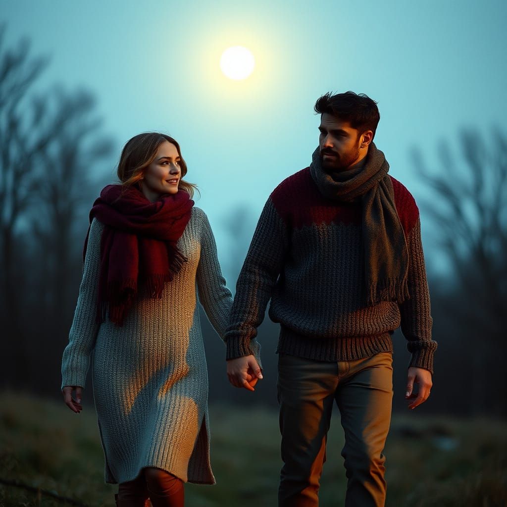 Moon lit tryst  by @SouWesterner