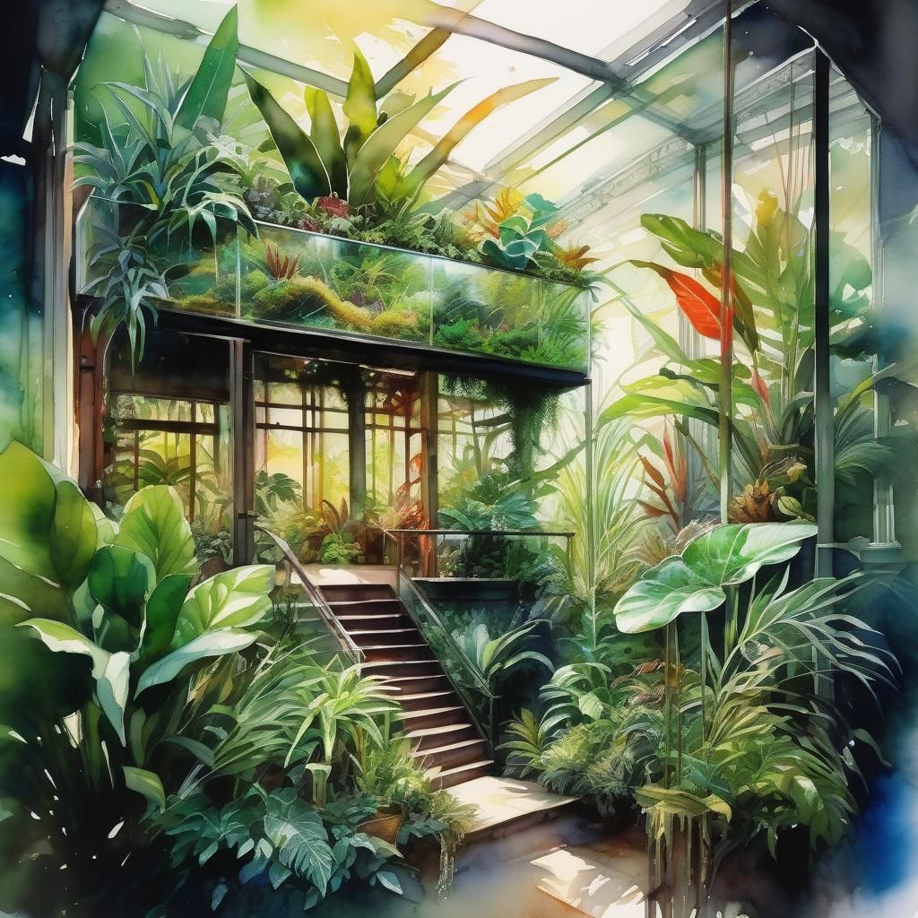 The Terrarium House AI Generated Artwork NightCafe Creator