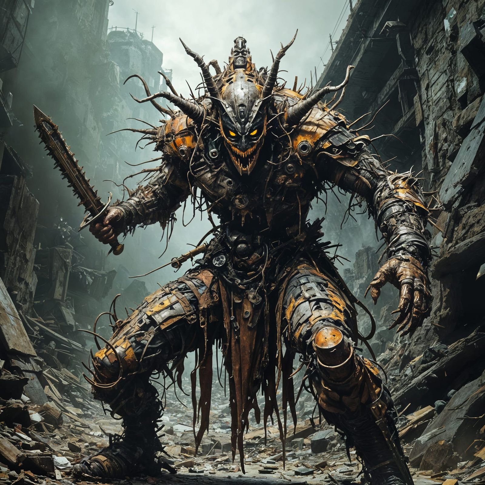 Junkyard Supervillain  by @Soynuts