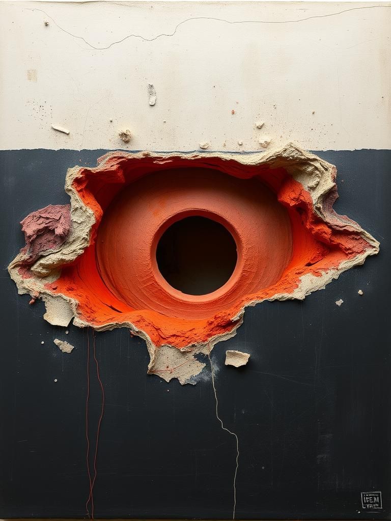 Surrealist Mixed Media Sculpture in 2.5D