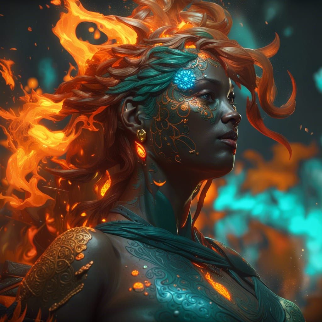 Human Fire Elemental