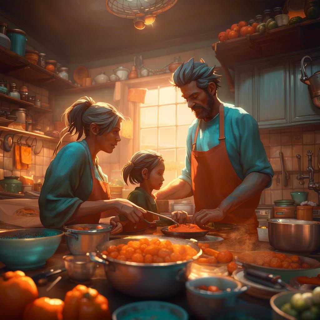 Team work starts at home  by @Ultramine