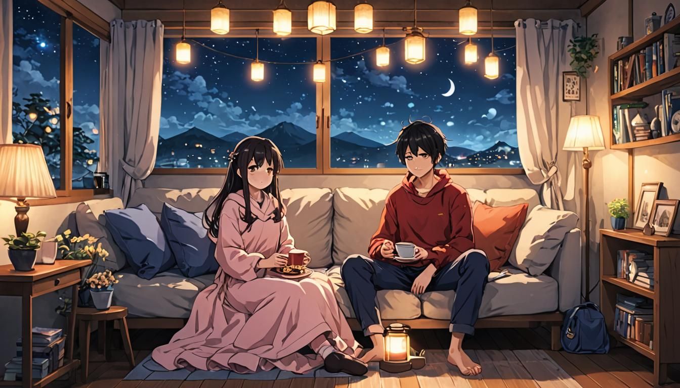 at cozy night