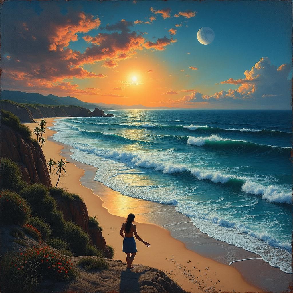 Alfonsina enters the sea to die