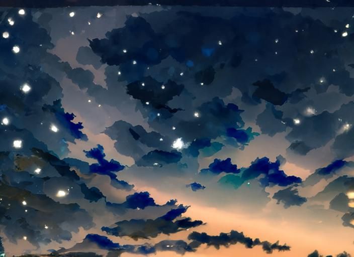 Night sky - AI Generated Artwork - NightCafe Creator