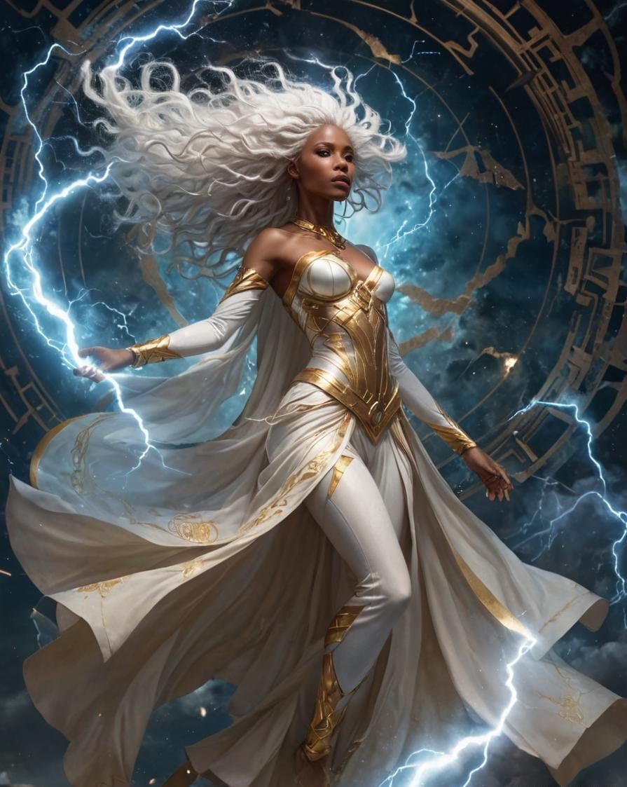 Lightning Wielder  by @somniamea