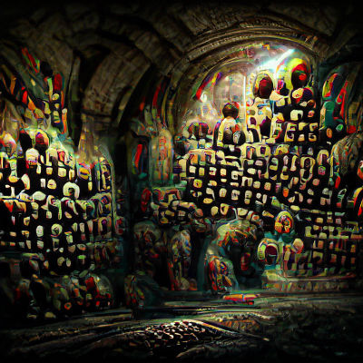 catacombs artwork 8k resolution - AI Generated Artwork - NightCafe Creator