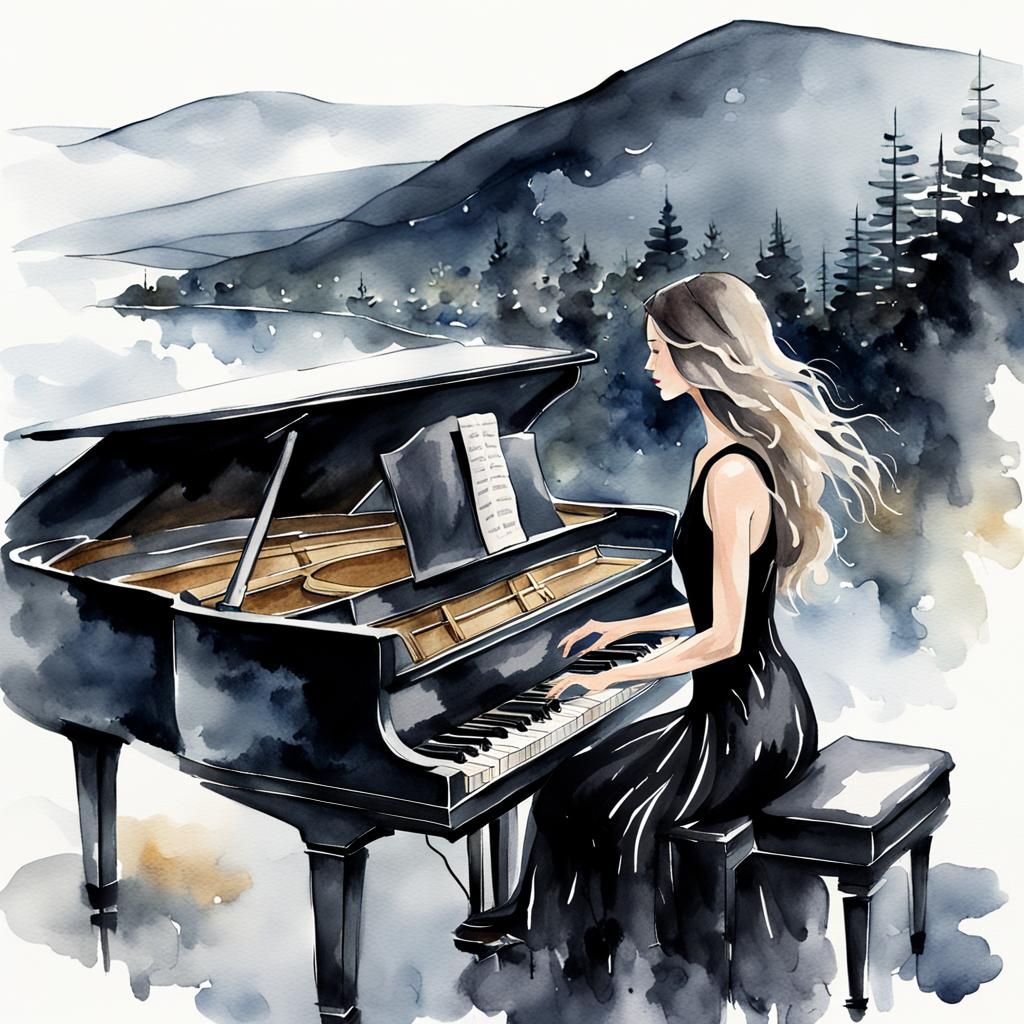 I played the piano more when I was sad