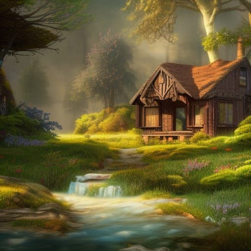 cottage in the forest