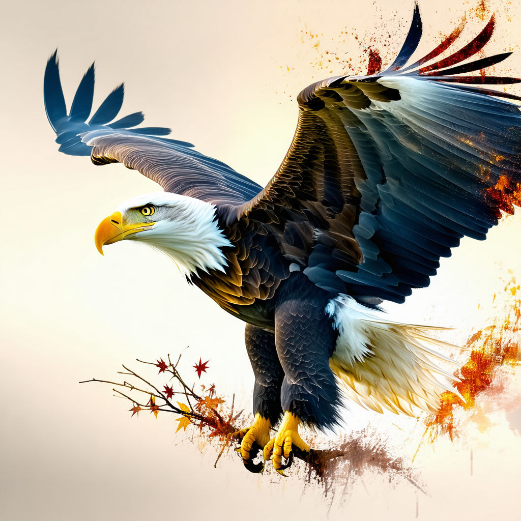 Bald Eagle  - Animal Digital Paintings