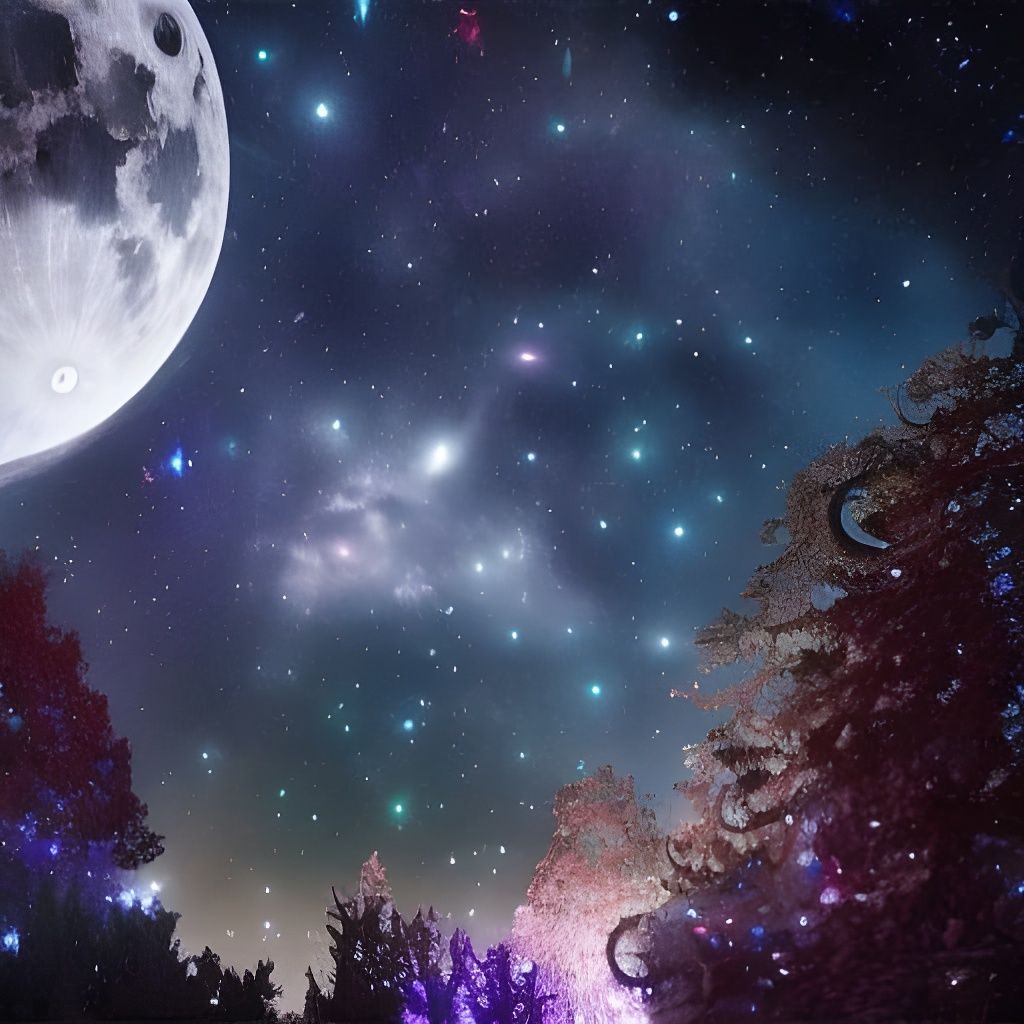 The dazzling night  by @Donna