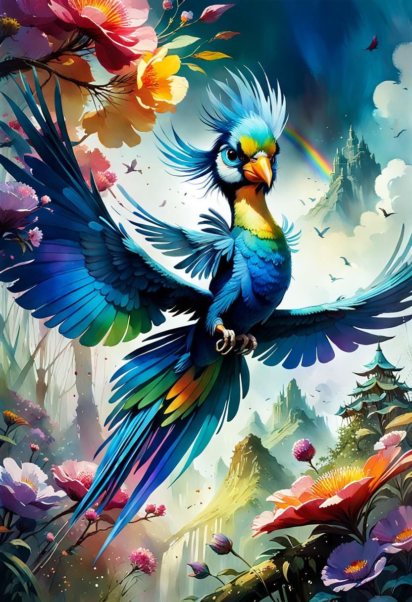 Das Leben wäre nur halb so nett, wenn keiner einen Vogel hätt. /4 AI