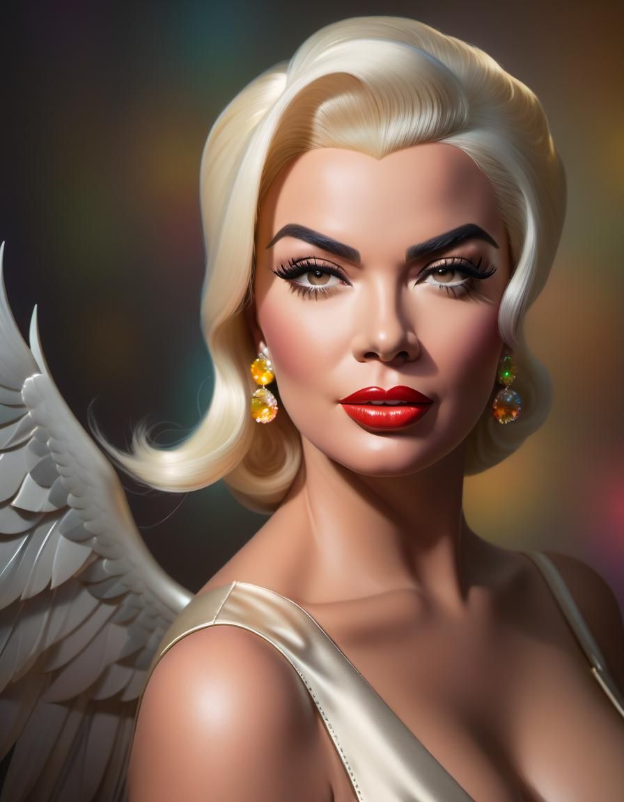 Jayne Mansfield - AI Generated Artwork - NightCafe Creator